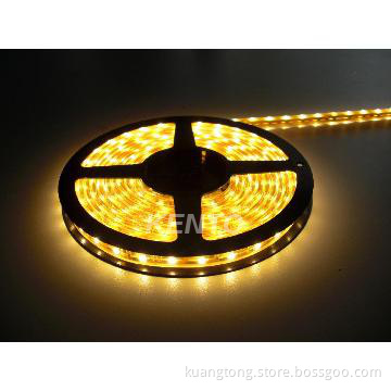 SMD3528 waterproof Christmas Yellow Led Strip Lights, 60pcs/m